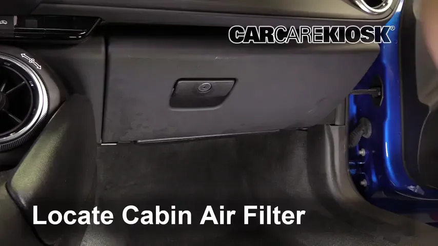 2016 Chevrolet Camaro LT 3.6L V6 Filtro de aire (interior) Cambio